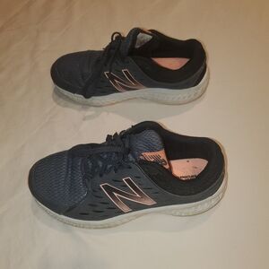 NEW BALANCE 420 u3 Running Shoes Sneakers Womens Navy Peach Performance